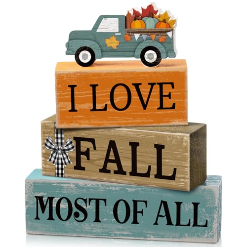 4 Pcs Fall Truck Table Decor (Truck)