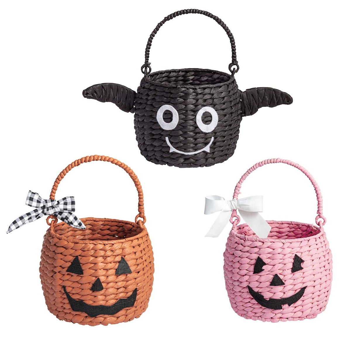 Woven Halloween Trick Or Treat Basket