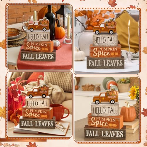 4 Pcs Fall Table Decor (Fall Leaves)