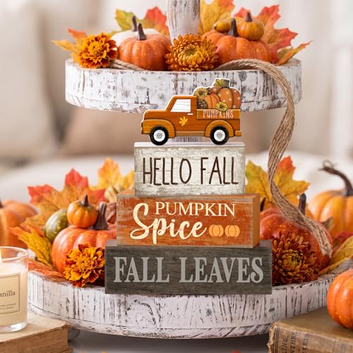 4 Pcs Fall Table Decor (Fall Leaves)