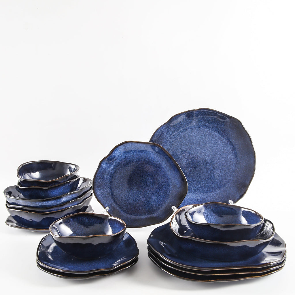 Ocean Blue  Organic Dinnerware Set