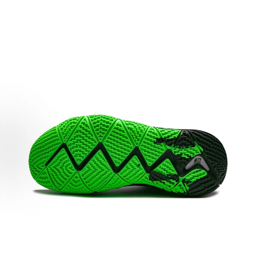 Nike Kyrie 4 Halloween Black Green Slime Men Basketball Shoes, Irving Performance Sneakers