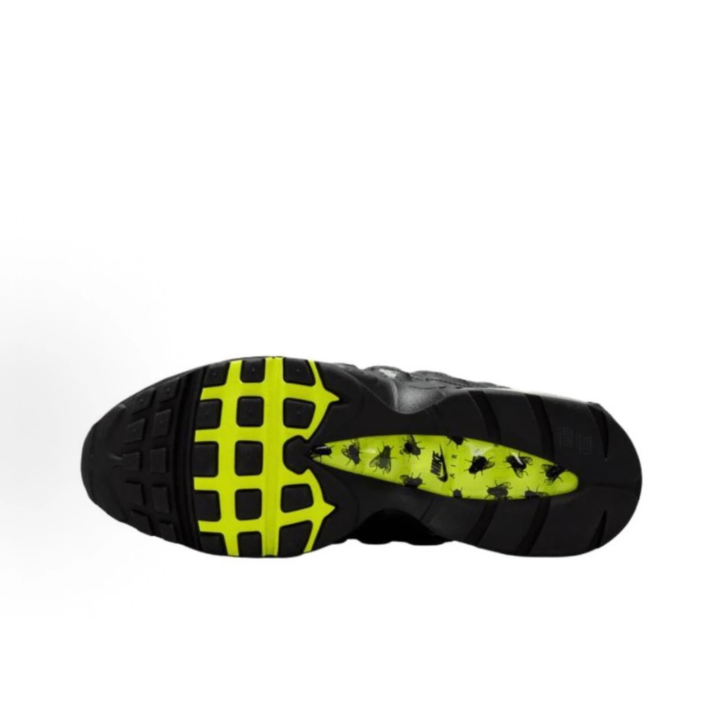 Nike Air Max 95 "Insect Print" Black Volt Sneakers, Men Halloween Limited Edition Shoes