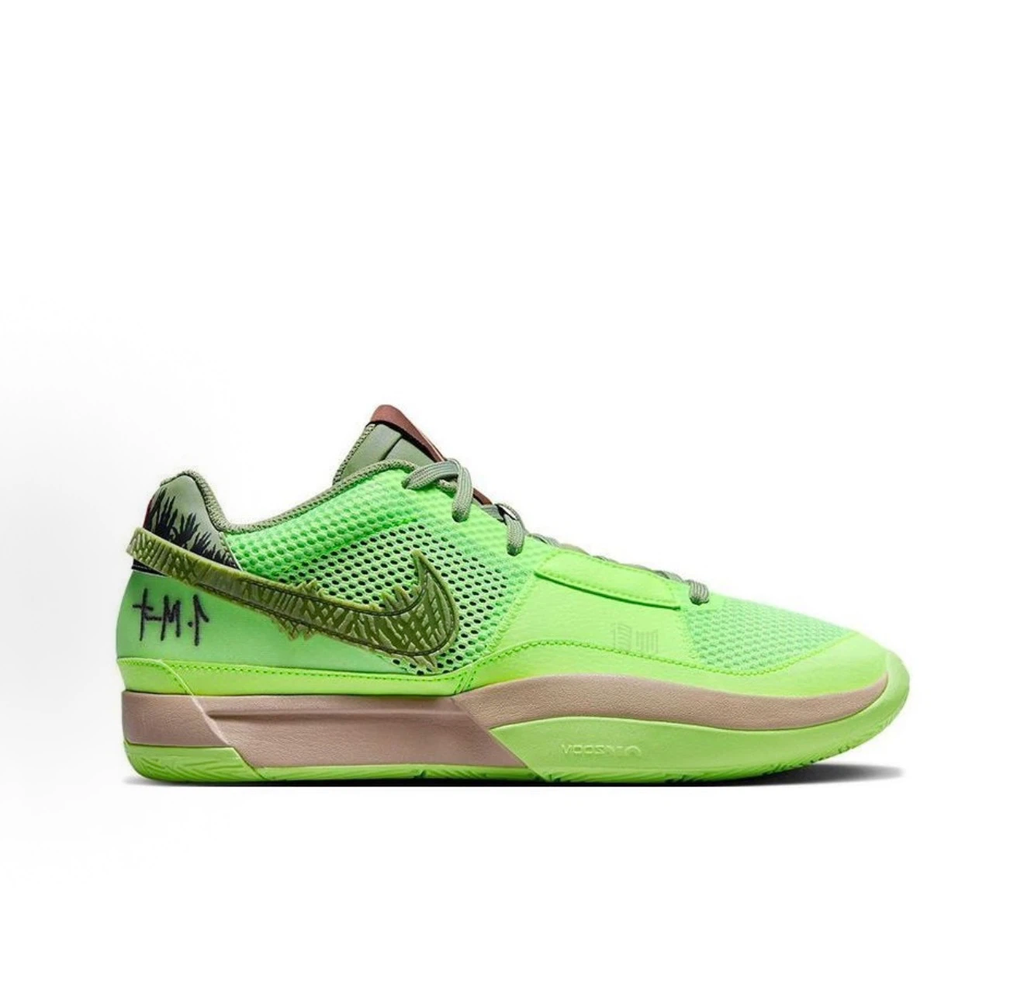Nike Ja 1 "Zombie Green" Basketball Shoes, Men Halloween Lime Green Zombie Sneakers