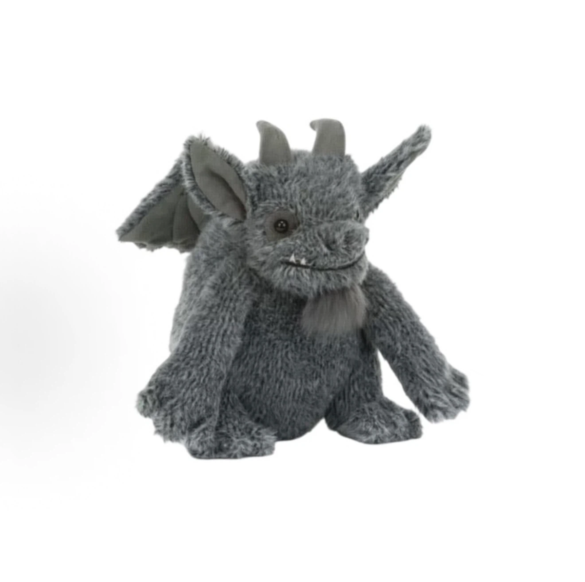Cute Grey Gargoyle Plush Toy, Spooky Gothic Stone Demon Stuffed Animal, Halloween Soft Plush Gift