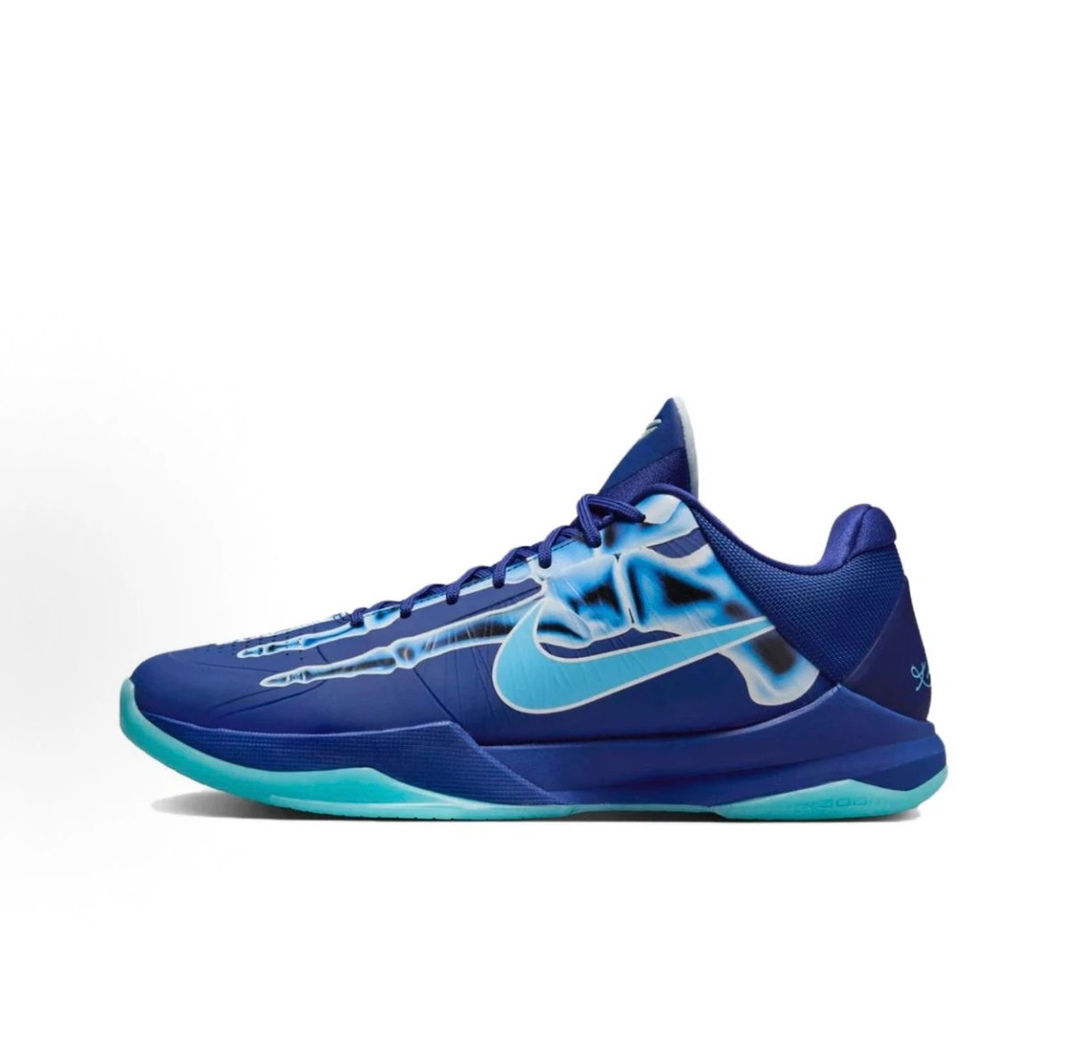 Nike Kobe 6 Protro "X-Ray" Blue Skeleton Basketball Shoes, Men Halloween Limited Edition Sneakers