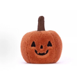 Cute Jack-O'-Lantern Pumpkin Plush Toy, Soft Halloween Pumpkin Stuffed Animal, Spooky-Cute Decor Gift