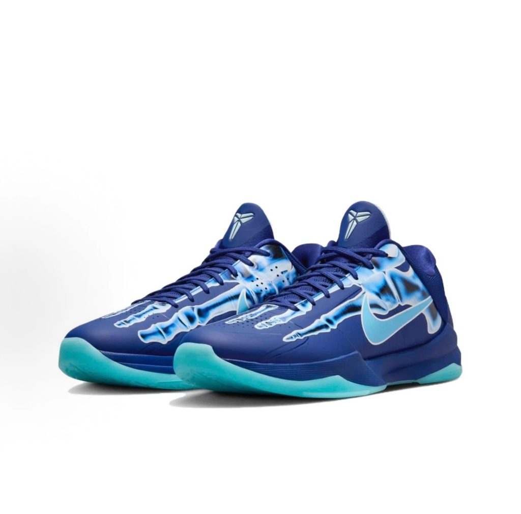 Nike Kobe 6 Protro "X-Ray" Blue Skeleton Basketball Shoes, Men Halloween Limited Edition Sneakers