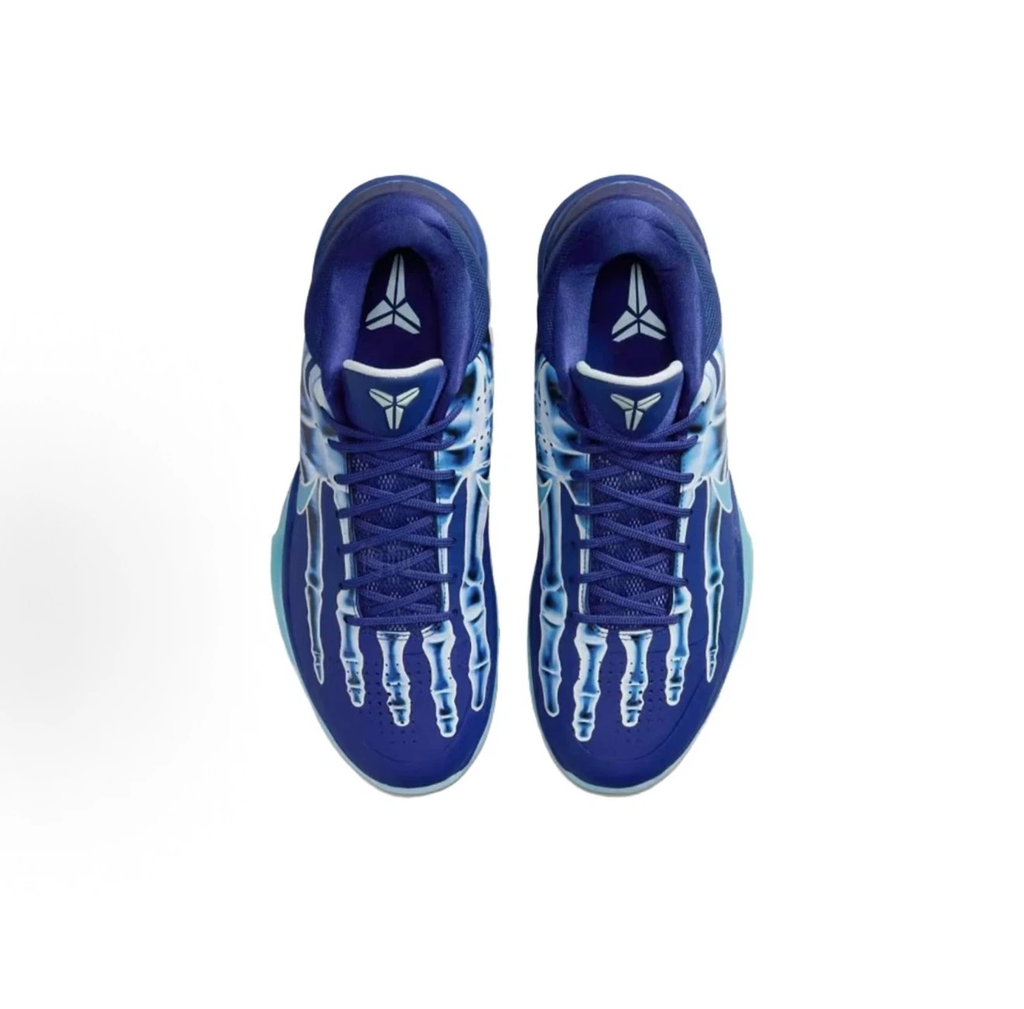 Nike Kobe 6 Protro "X-Ray" Blue Skeleton Basketball Shoes, Men Halloween Limited Edition Sneakers