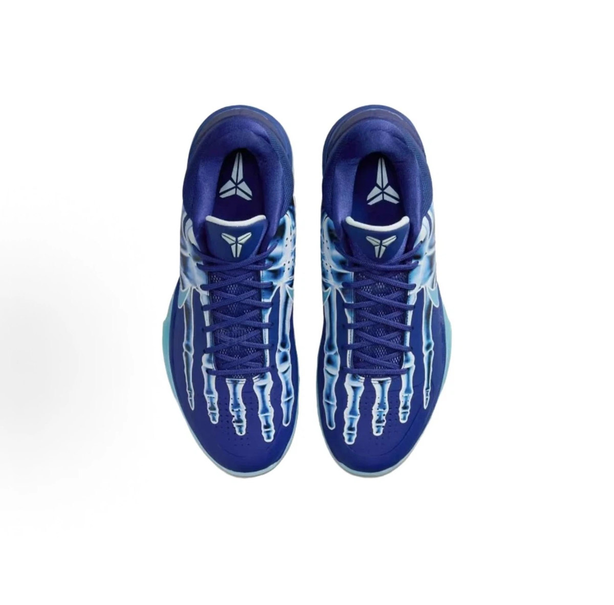 Nike Kobe 6 Protro "X-Ray" Blue Skeleton Basketball Shoes, Men Halloween Limited Edition Sneakers