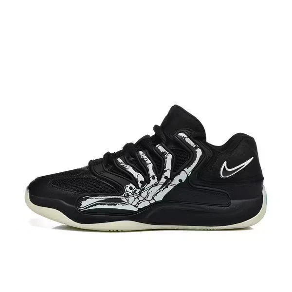 Nike KD 17 Skeleton Black Glow In The Dark Basketball Shoes, Men Halloween Limited Sneakers