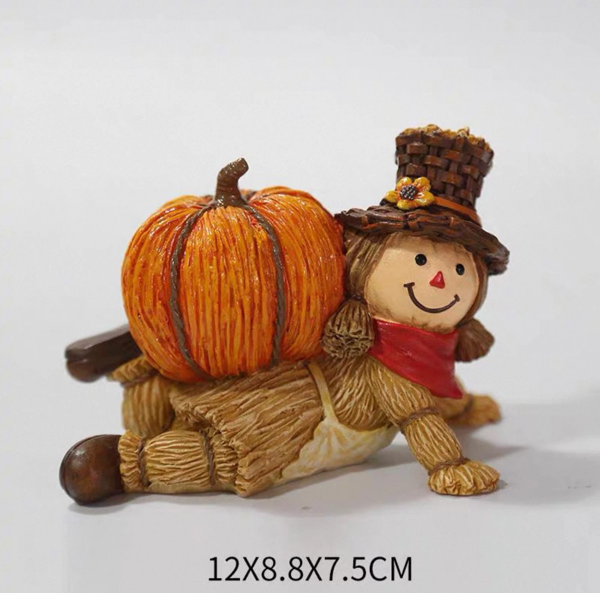 Harvest & Thanksgiving Table Decorations, Scarecrow Pumpkin Ornaments, Party Scene Decor, Window Display Photo Props, Holiday Gifts