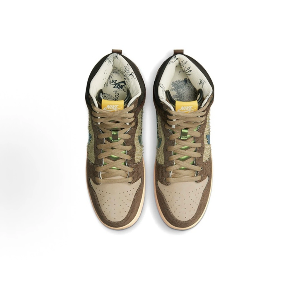 Concepts x Nike SB Dunk High Pro "TurDUNKen" DC6887-200, Thanksgiving Mallard Duck Limited Edition Skate Shoes, Unisex Casual Sneakers