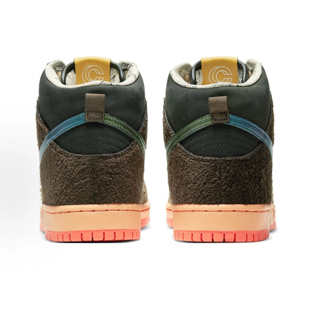 Concepts x Nike SB Dunk High Pro "TurDUNKen" DC6887-200, Thanksgiving Mallard Duck Limited Edition Skate Shoes, Unisex Casual Sneakers
