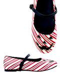 MARY JANE JACKOLANTERN FLAT CANDY CANE